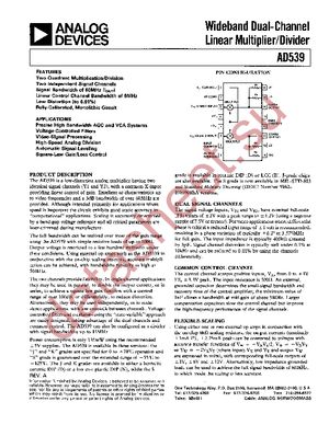 AD539JD datasheet  